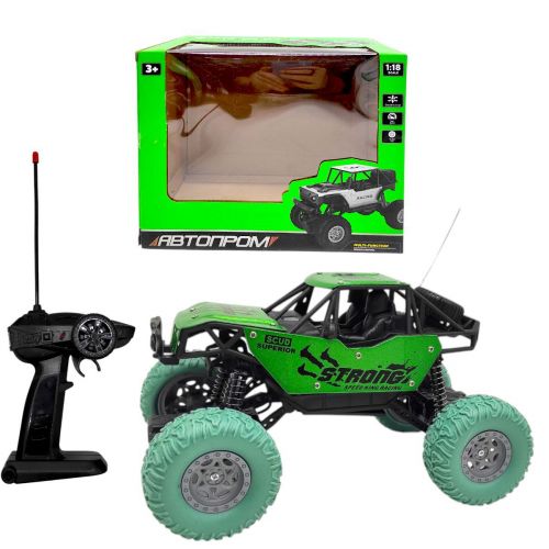 Машина на радиоуправлении "ДЖИП" (ЗЕЛЕНЫЙ)  мініатюра фото 1