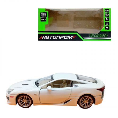 АВТОПРОМ 1:32 Lexus LFA (БІЛИЙ)  мініатюра фото 1