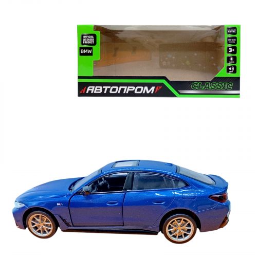 АВТОПРОМ 1:34 BMW i4 M50 (СИНЯ)  мініатюра фото 1
