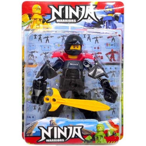 Фигурка-персонаж "НИНДЗЯ" (ЧЕРНЫЙ)  мініатюра фото 1