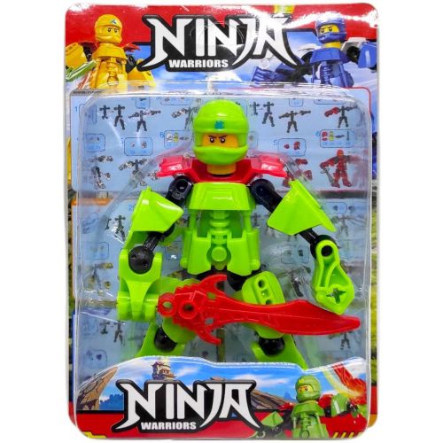 Фигурка-персонаж "НИНДЯ" (САЛАТОВЫЙ)  мініатюра фото 1