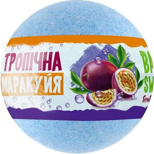 AquaShine Бомбочка для ванны Bath Sweets Тропическая маракуйя, 100г  мініатюра фото 1