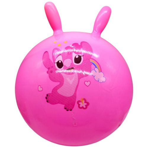 М`яч для фітнесу (фітбол) діаметр 45 см СТІЧ (РОЖЕВИЙ)  мініатюра фото 1