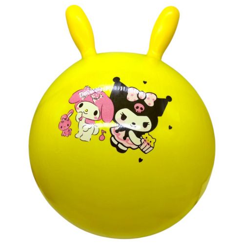 М`яч для фітнесу (фітбол) діаметр 45 см КУРОМІ (ЖОВТИЙ)  мініатюра фото 1