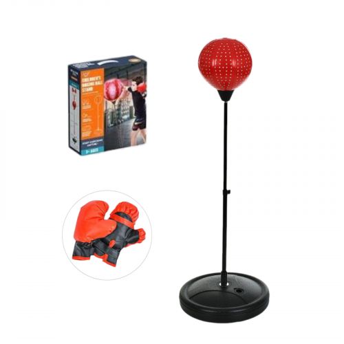 Боксерський набір, підсвічування, максимальна висота 125 см, рукавички, насос, в коробці  мініатюра фото 1