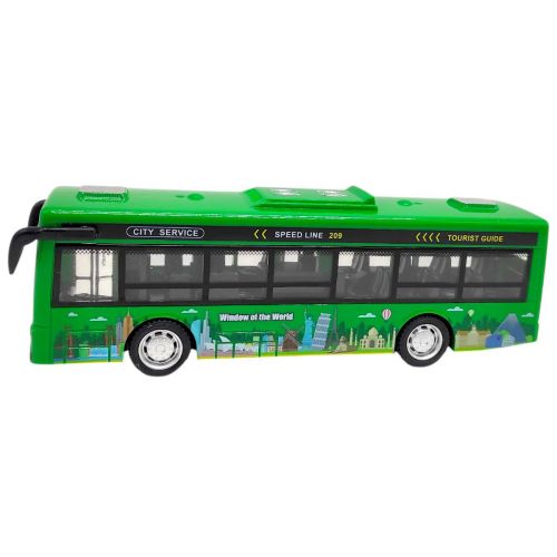 Машинка пластикова "Автобус" (ЗЕЛЕНИЙ)  мініатюра фото 1