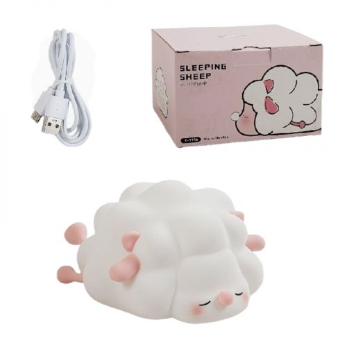 Нічник ОВЕЧКА (РОЖЕВА)  мініатюра фото 1