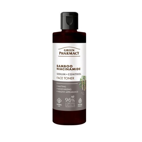 Green Pharmacy Тонік для обличчя Бамбук + Ніацинамід, 200мл  мініатюра фото 1