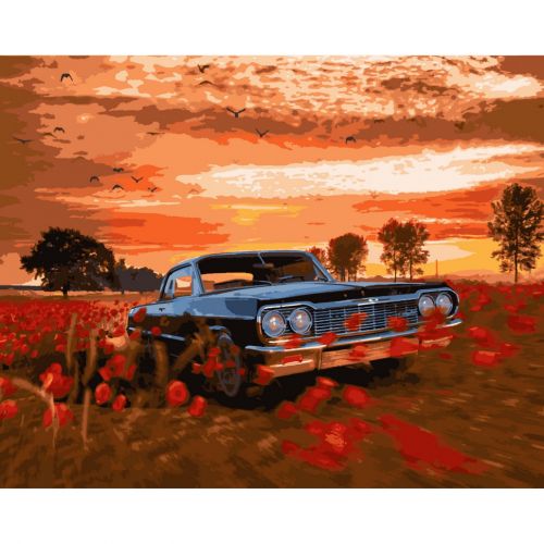 Картина за номерами "Дорога без кордонів" 40x50 см  мініатюра фото 1