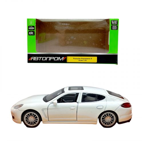 АВТОПРОМ  PORSCHE PANAMERA S (БЕЛАЯ) (кор. 14*5х7*2х6*5 см. )  мініатюра фото 1