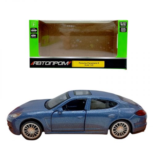 АВТОПРОМ PORSCHE PANAMERA S (СИНИЙ) (кор. 14*5х7*2х6*5 см. )  мініатюра фото 1