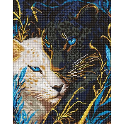 Алмазна мозаїка "Інь Янь" 40х50 см  мініатюра фото 1