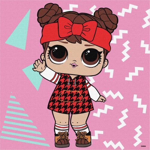 Картина за номерами "L. O. L.  Surprise! Winter chill.  12" 25х25 см  мініатюра фото 1