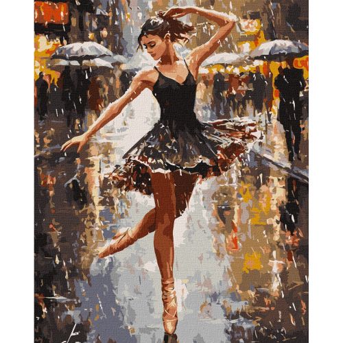 Картина по номерах "Грація дощу" 40x50 см  мініатюра фото 1