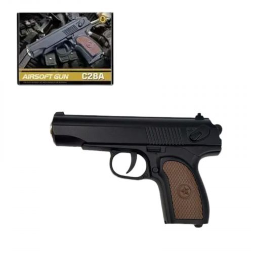 Пістолет мет.  кульки, у короб.  18*13*3 см  мініатюра фото 1