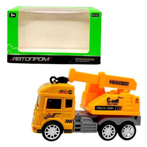Машинка з металевою кабіною "Автопром" (КРАН)  мініатюра фото 1
