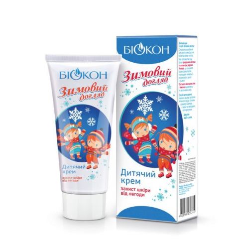 Біокон Дитячий крем Зимовий догляд, 60мл  мініатюра фото 1