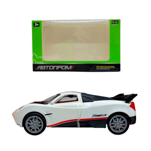 АВТОПРОМ СПОРТКАР (БЕЛАЯ) (кор.  16*7х10х6*6 см. )  мініатюра фото 1