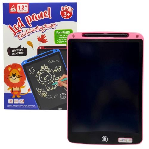 Планшет для малювання LCD "Writing Tablet" 12" (РОЖЕВИЙ)  мініатюра фото 1