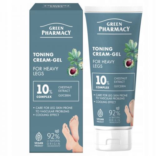 Green Pharmacy Крем ніг Тонізувальний для втомлених ніг, 75мл  мініатюра фото 1