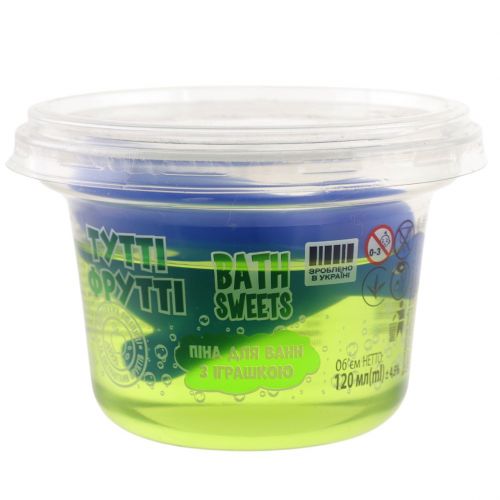 AquaShine Піна для ванни Bath Sweets з сюрпризом, 120г  мініатюра фото 1