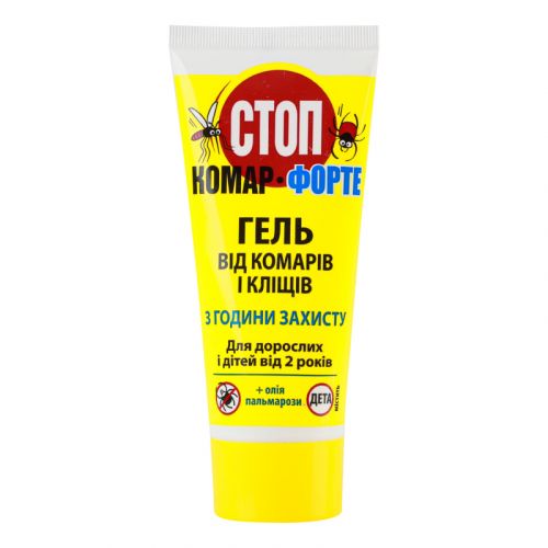 Біокон Гель від комарів і кліщів Стоп Комар Форте, 60мл  мініатюра фото 1