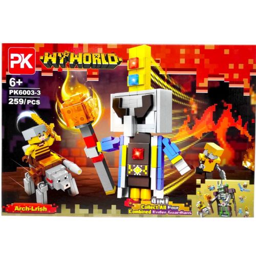 КОНСТРУКТОР "MINECRAFT/Майнкрафт" (ВИД 3) коробка - 34,5х24х5 см  мініатюра фото 1