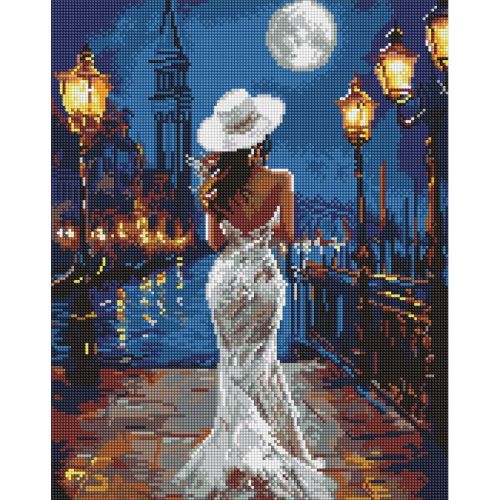 Алмазна мозаїка "Біля причалу" 40х50 см  мініатюра фото 1