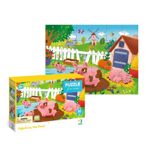 Пазл "Поросята біля ставка" 30 ел  мініатюра фото 1