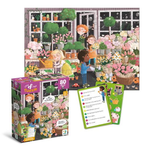 Пазл "Look and Find/Шукай та знаходь.  Квітуча весна" 80 ел  мініатюра фото 1