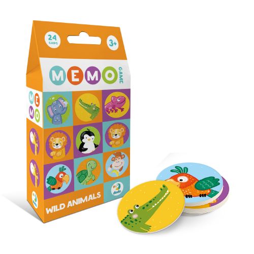Гра "Мемо.  Дикі тварини"  мініатюра фото 1