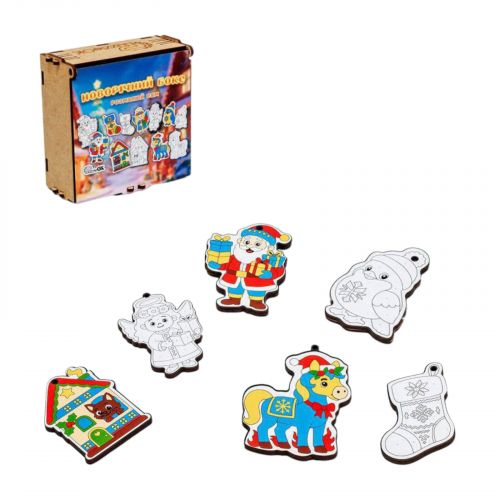 Новорічний бокс "Розмалюй сам"  мініатюра фото 1