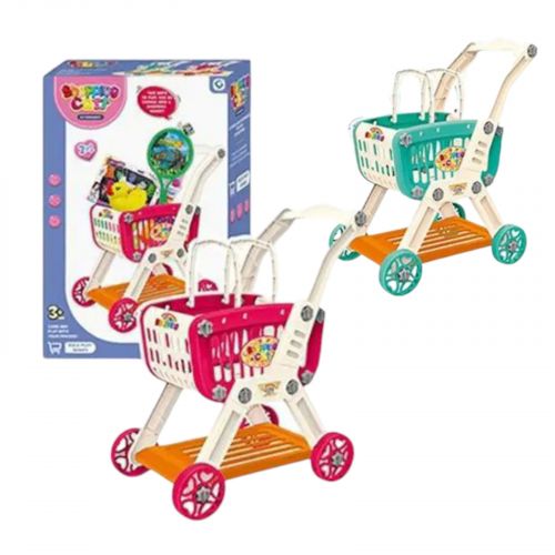 Візок з продуктами, мікс кольорів.  кор. 55*13*36 см.  мініатюра фото 1