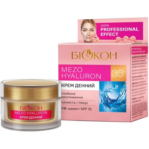Біокон Крем для обличчя Professional Effect Mezo Hyaluron 35+ Денний, 50мл  мініатюра фото 1