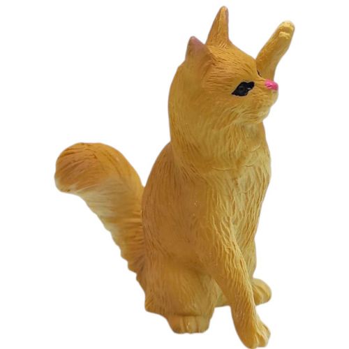 Ігрова фігурка "Тварини.  Котики", приблизно 7 см (МЕЙН КУН СИДЯЧИЙ)  мініатюра фото 1