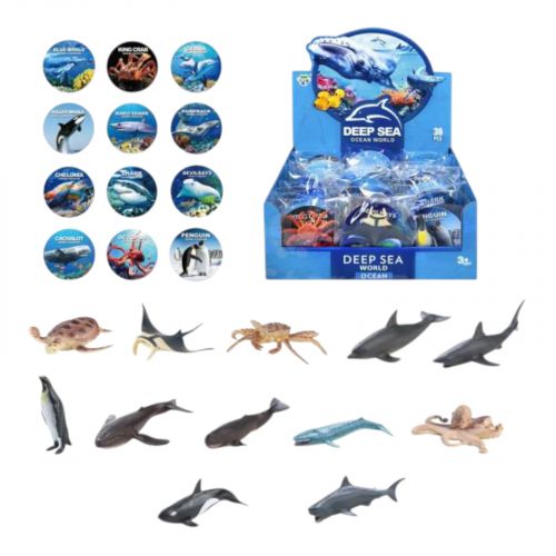 Тварини водоплавні океану (МІКС) ціна за 1 шт.  мініатюра фото 1