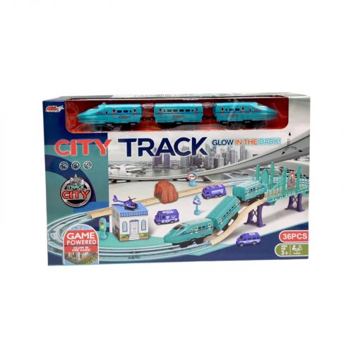 ЗАЛІЗНИЧНА Дорога (БІРЮЗОВА) кор.  49х31*5х9*5 см.  мініатюра фото 1