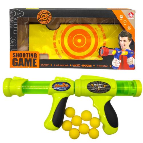 Помпова зброя  з кульками (ЖОВТА)  мініатюра фото 1