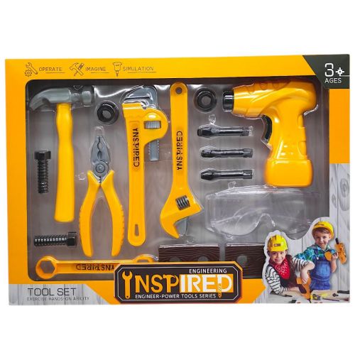 Набір інструментів ігровий (ВИД 1) коробка 41,4х30х6,5 см  мініатюра фото 1