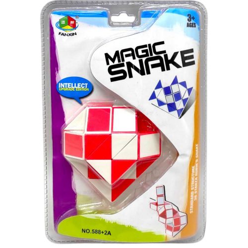 Кубик "Змейка-бриллиант" (КРАСНЫЙ)  мініатюра фото 1