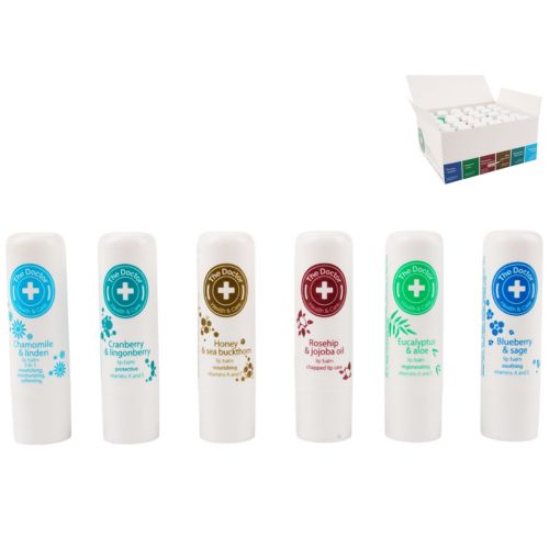 The Doctor Health & Care Гігієнічна помада комплексна, 3,6г×30шт, асорті  мініатюра фото 1