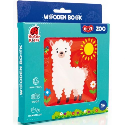 Деревянная игрушка "Деревянная книга.  Зоопарк"  мініатюра фото 1