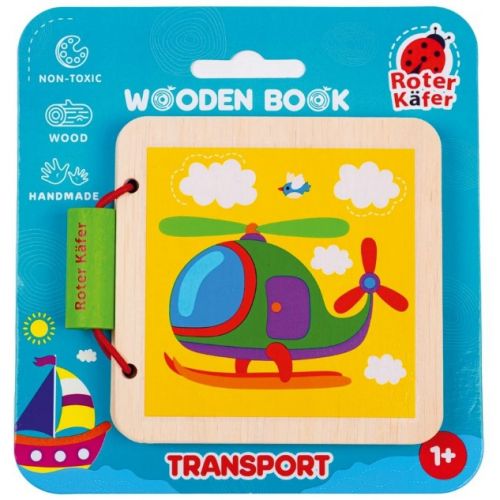 Деревянная игрушка "Деревянная книга.  Транспорт"  мініатюра фото 1