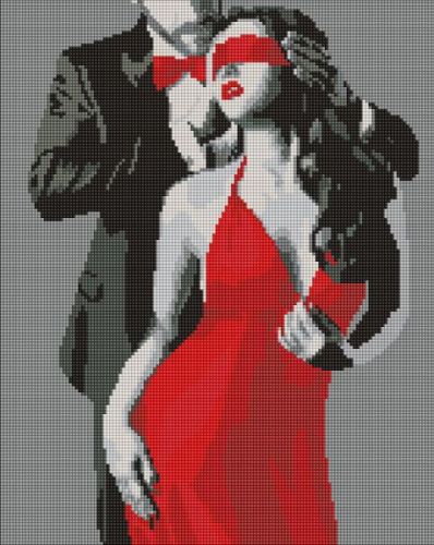 Алмазна мозаїка "Колір пристрасті" 40х50см  мініатюра фото 1