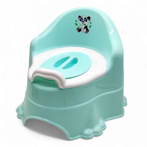 Горщик дитячий  ПАНДА (БІРЮЗОВИЙ)  мініатюра фото 1