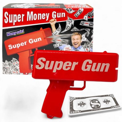 Пистолет "Деньгомет" на батарейках  мініатюра фото 1