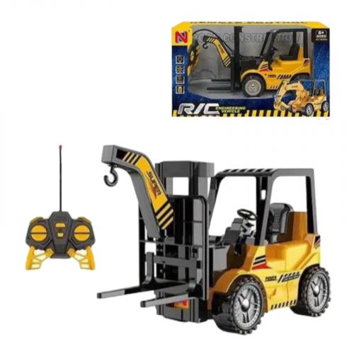 Спецтехніка на радіокеруванні “Навантажувач”, акумулятор: 3. 7 V, пульт, підсвічування, підйом та опускання вантажу, USB-кабель, в коробці  мініатюра фото 1