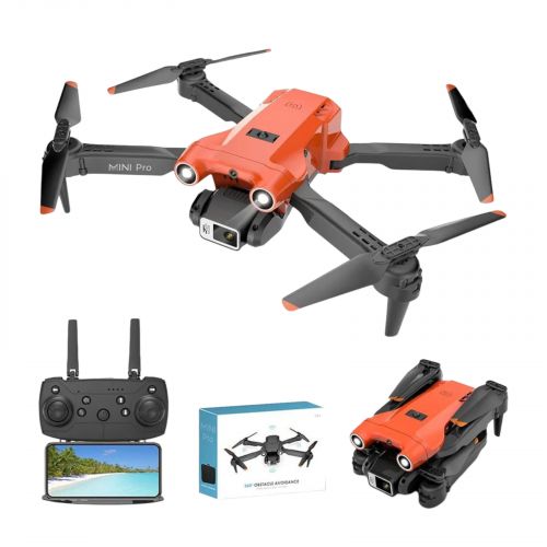 Квадрокоптер на радіокеруванні акумулятор, USB-кабель, викрутка, пульт, підсвічування, HD камера, сумка для зберігання, додаток, в коробці  мініатюра фото 1