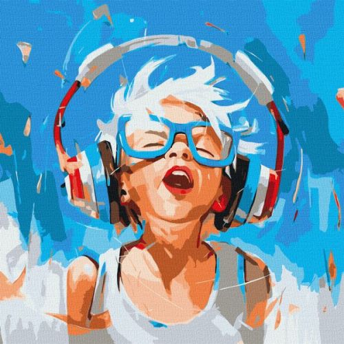 Картина за номерами - "Його літній біт" ©Mariia Kotiuzhynska, 50х50см  мініатюра фото 1