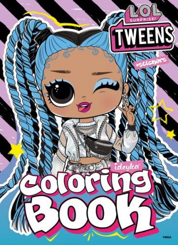 Книжка-розмальовка зі стікерами - "Skate Dance 3 Tweens"  мініатюра фото 1